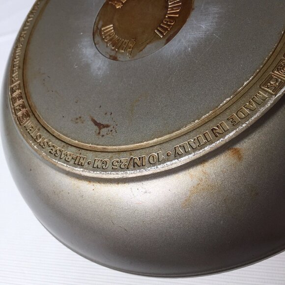 Bialetti Skillet Frying Pan Non Stick Cooking Stovetop Vintage Made in Italy 10" - Picture 10 of 12